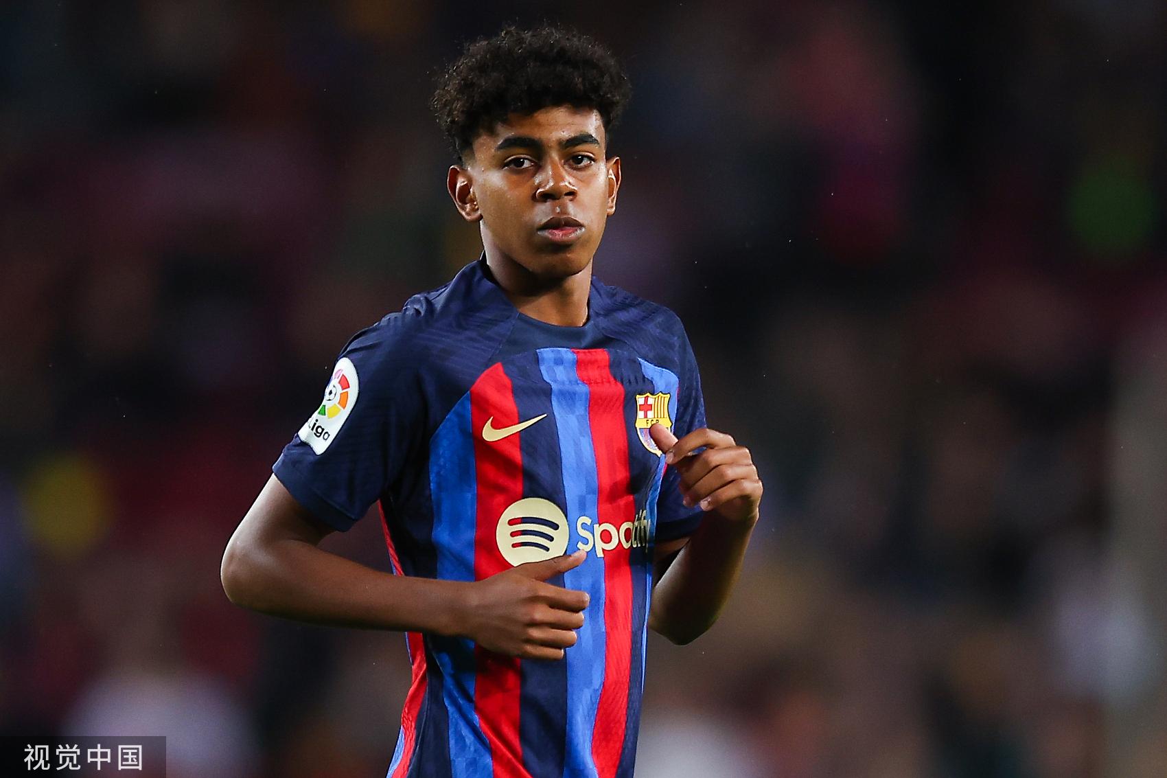 亚马尔战法兰克福全场数据：三次关键传球，助攻孔德反超比分